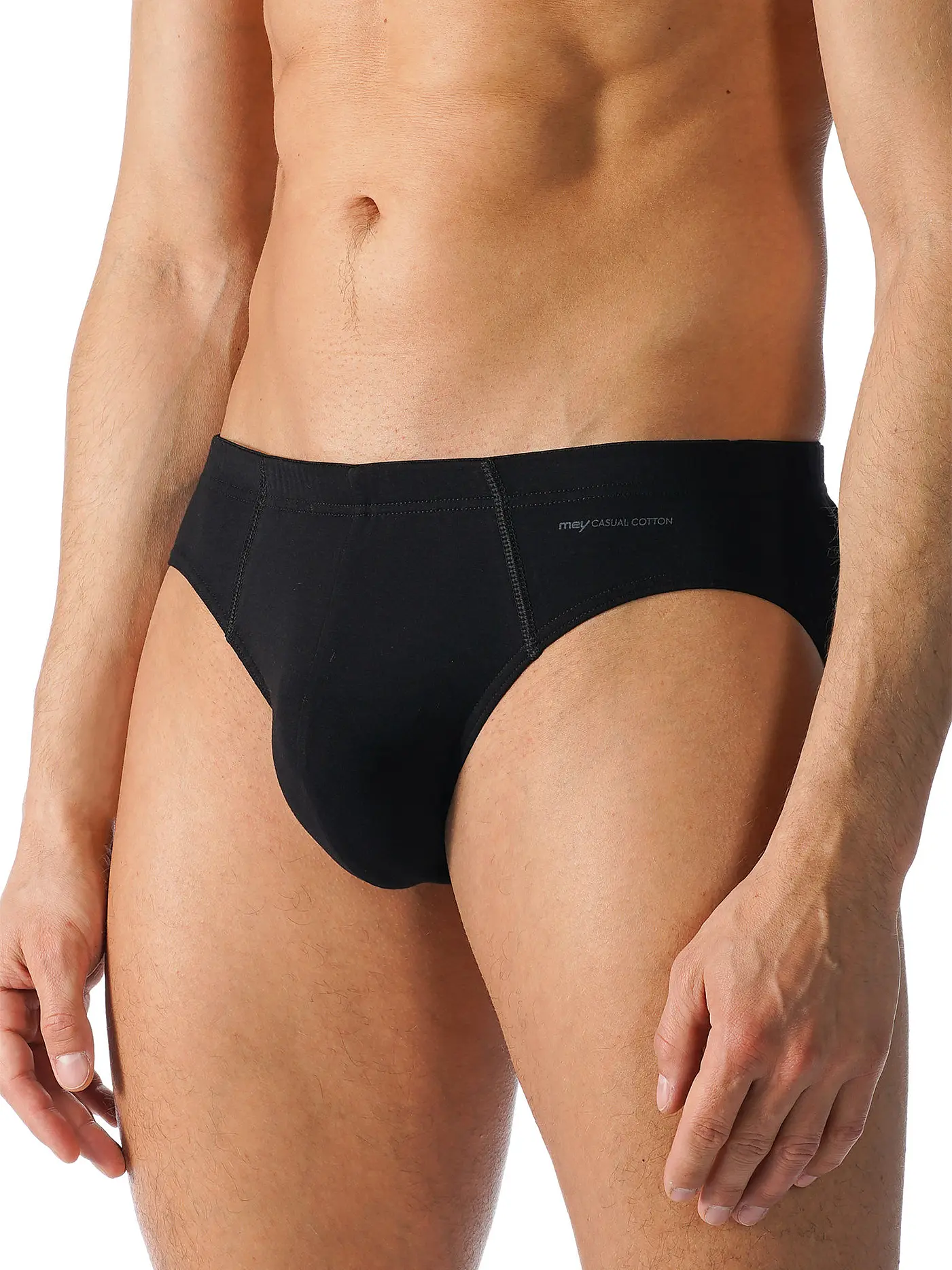 MEY | Slip Casual Cotton Schwarz | 